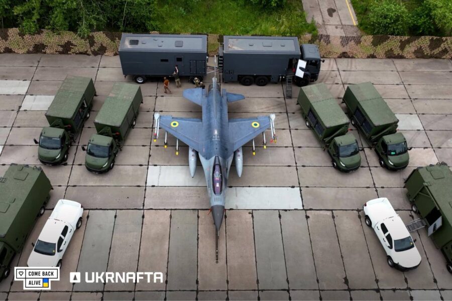 What is Project 61 - what are the details about the revolutionary solution for servicing F-16 in Ukraine