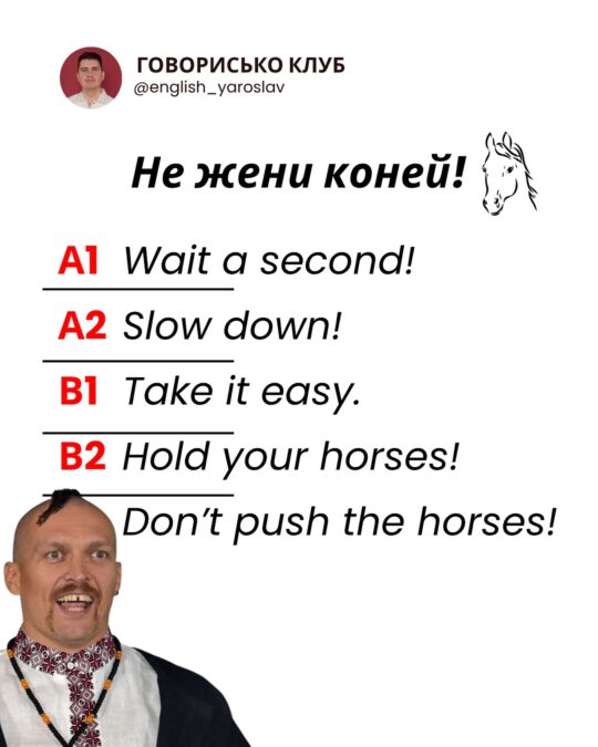 Oleksandr Usyk’s phrase “Don’t push the horses” became a meme on the Internet