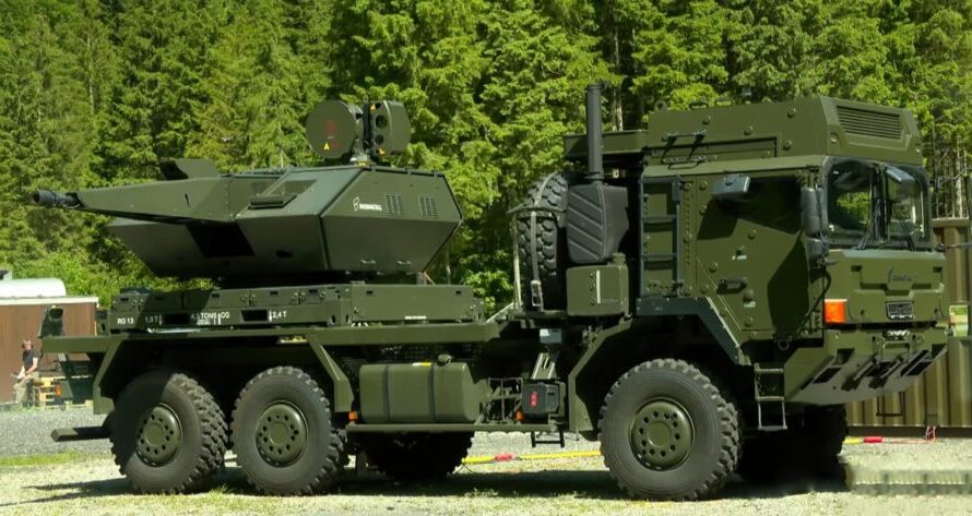 The Air Force of the Armed Forces of Ukraine showed combat work of the Skynex from Rheinmetall